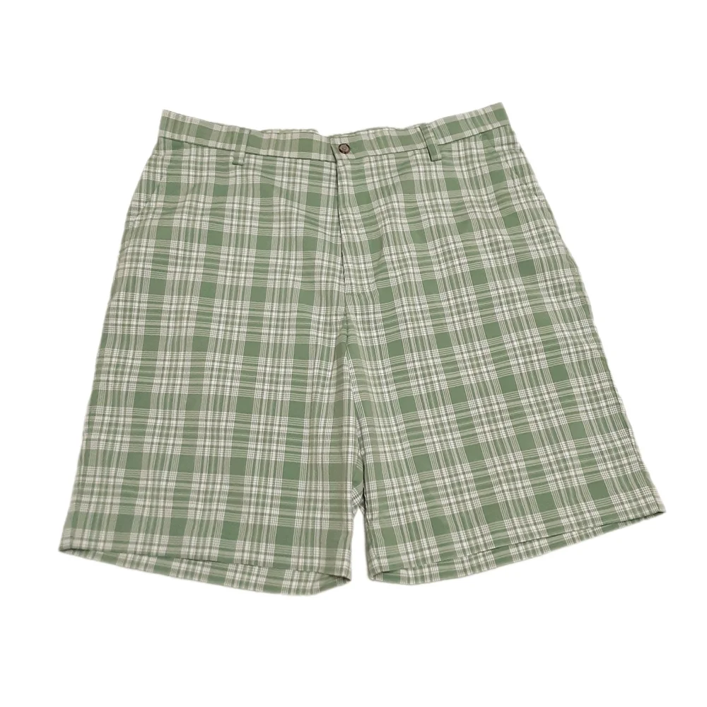 Izod Plaid Golf Shorts Mens 36W